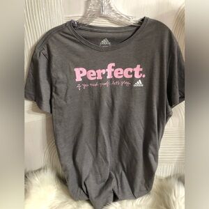 Adidas Women’s Grey Workout T-shirt. New Without Tags.